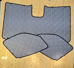 Lagerware: Magnet-Thermomatten Mercedes Sprinter 3 Cockpitset [DriveDressy Grey  / Schwarz]