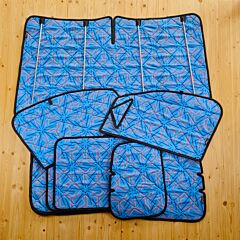 Lagerware: Magnet-Thermomatte Komplett-Set VW Caddy [Funky Reef / Schwarz]
