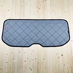 B-Ware: Magnet-Thermomatte Ford Transit und Tourneo Custom Heckscheibe mit Scheibenwischer verkleidet [Drive Dressy Grey/ Schwarz]