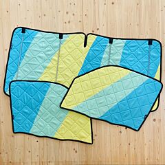 Lagerware: Magnet-Thermomatte Iveco Daily 6  Cockpit-Set  [Sunbeam Candy/ Schwarz]