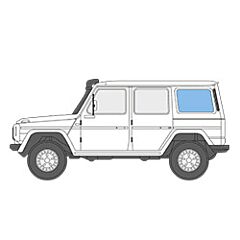 MULTIBOARD Klett-Fenstertaschensystem Mercedes G-Klasse small