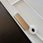 Magnet (Neodym, N35) für Maxxfan Dachlüfter, vernickelt, 40 x 7 x 3 mm