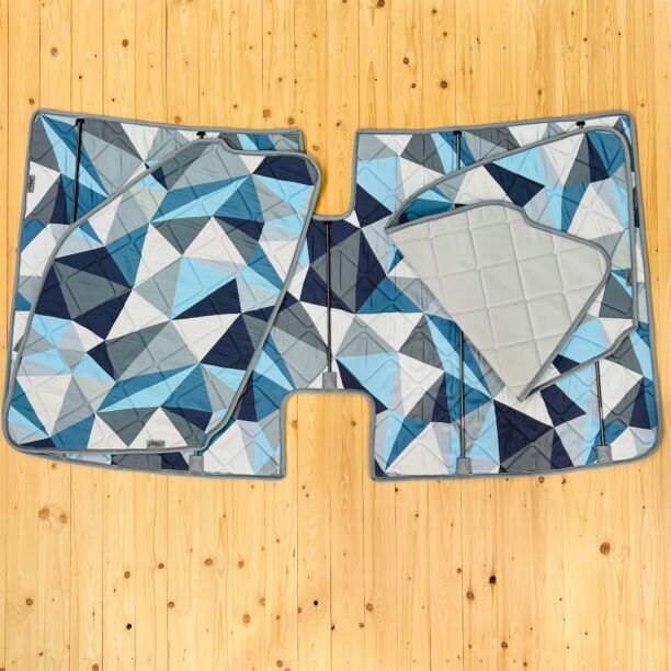 Lagerware: Magnet-Thermomatte Mercedes Sprinter 3 Cockpit-Set [Polygon ICE/ Lichtgrau]