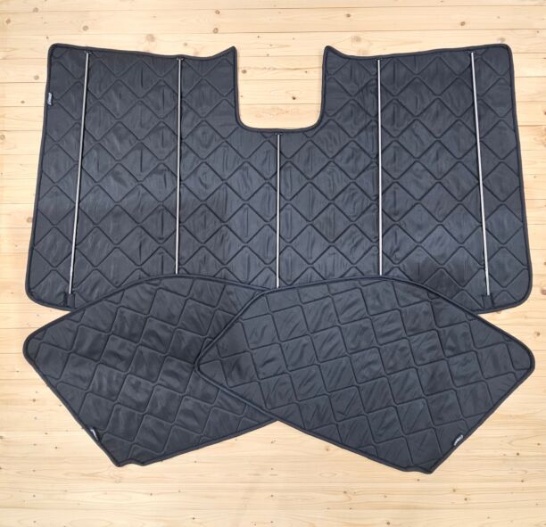 Lagerware: Magnet-Thermomatte Mercedes Sprinter 3 (2018-heute) Cockpit-Set [Schwarz/ Schwarz]
