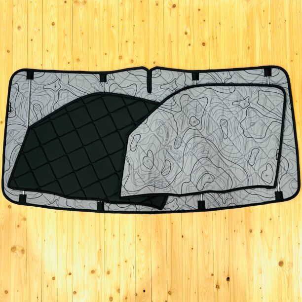 Lagerware: Magnet-Thermomatte Iveco Daily 6 Cockpit-Set [DriveDressy Wild lines Grey/ Schwarz]