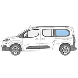MULTIBOARD Klett-Fenstertaschensystem Peugeot Rifter, Citroen Berlingo, Opel Combo, Toyota Proace City