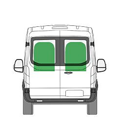 MULTIBOARD Klett-Sitztaschensystem Ford Transit 7 (2014-heute) Beispielbild small