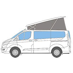 MULTIBOARD Klett-Fenstertaschensystem Ford Transit Custom Nugget und Nugget Plus small
