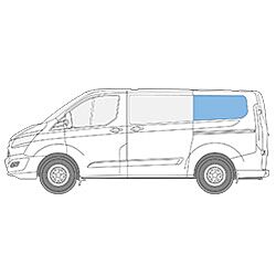 MULTIBOARD Klett-Fenstertaschensystem Ford Transit und Tourneo Custom (2014-heute)