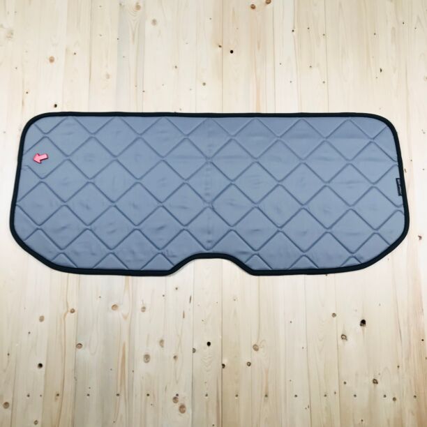 B-Ware: Magnet-Thermomatte Ford Transit und Tourneo Custom Heckscheibe mit Scheibenwischer verkleidet [Drive Dressy Grey/ Schwarz]