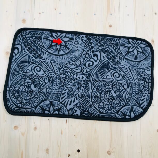 B-Ware: Magnet-Thermomatte VW Caddy 5 Seitenscheibe Mitte Beifahrerseite Schiebetür langer Radstand (Caddy Maxi) verkleidet [Drive Dressy Hawaii Dream/ Schwarz]