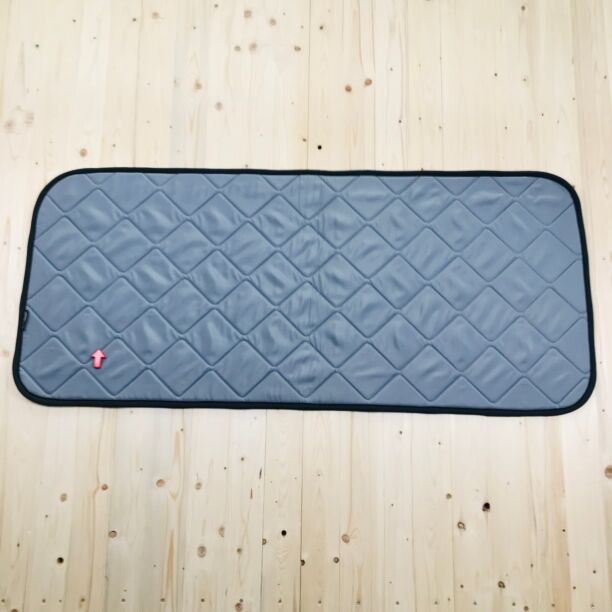 B-Ware: Magnet-Thermomatte VW Crafter 2 Windschutzscheibe mit Innenraum-Rückspiegel mit Gehäuse (Grand California) [Stone (Grau)/ Schwarz]