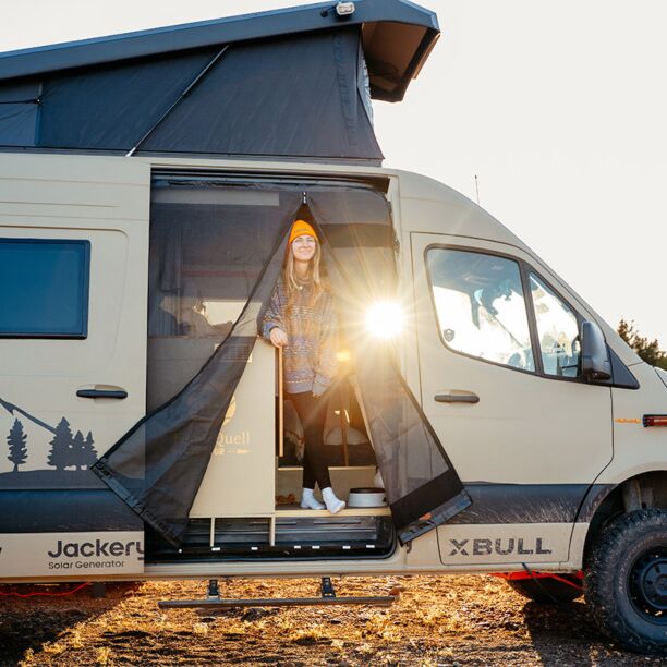 Magnet-Moskitonetz für Mercedes Benz Sprinter 907, 910 (2018-2025) Schiebetür Beifahrerseite