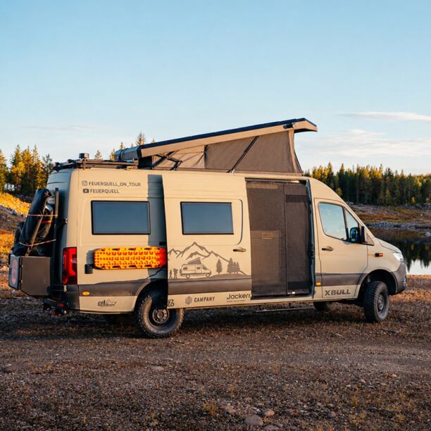 Magnet-Moskitonetz für Mercedes Benz Sprinter 907, 910 (2018-2025) Schiebetür Beifahrerseite