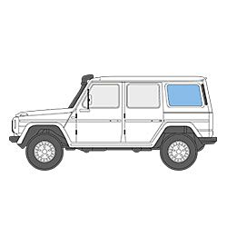 MULTIBOARD Klett-Fenstertaschensystem Mercedes G-Klasse small