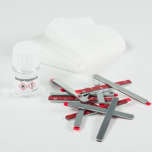 Metallpad SILBER (Metallstreifen selbstklebend) als Haftpunkt für Magnete small