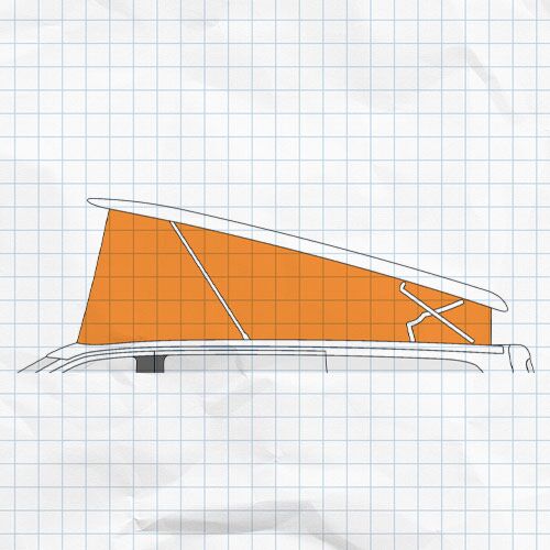 Aufstelldach-Isolierung mit magnetischer Befestigung für VW T6.1 mit Terracamper Dach