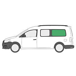MULTIBOARD Klett-Fenstertaschensystem VW Caddy 3 und 4 (2003-2020) small