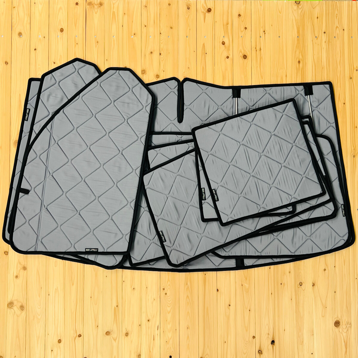 Lagerware: Magnet-Thermomatte VW T5 Komplett-Set [DriveDressy Grey/ Schwarz]