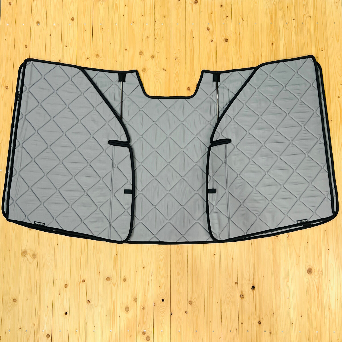 Lagerware: Magnet-Thermomatte VW Crafter 2 (2017-heute) Cockpit-Set [DriveDessy Grey/ Schwarz]