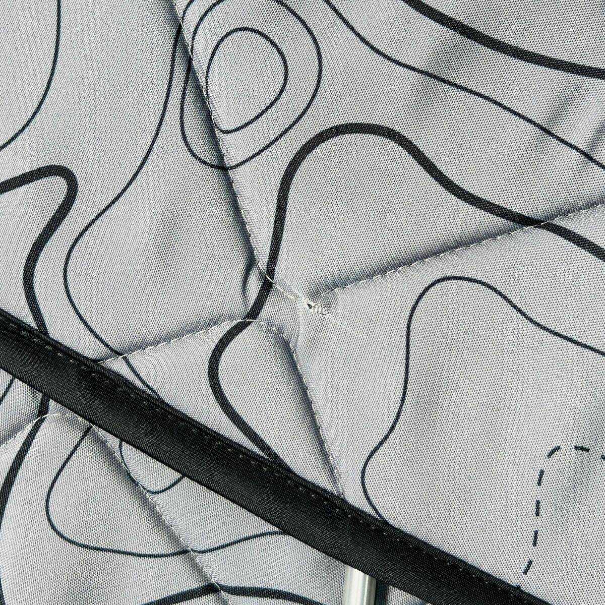 Lagerware: Magnet-Thermomatte VW T6.1 Cockpit-Set [DriveDressy Wild lines Grey / Schwarz]