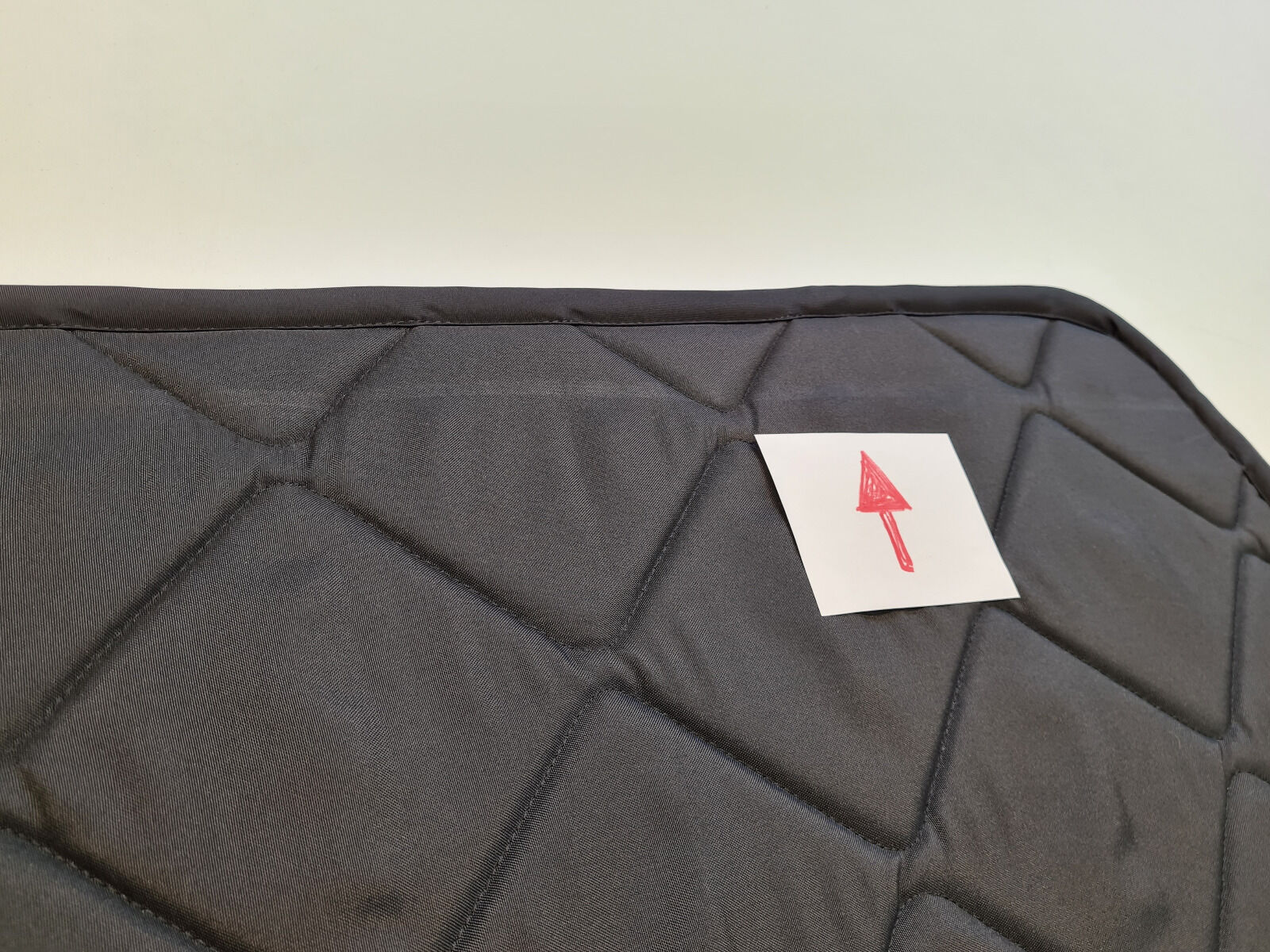 B-Ware: Magnet-Thermomatte VW T6 Heckscheibe mit Scheibenwischer [Schwarz/Schwarz]
