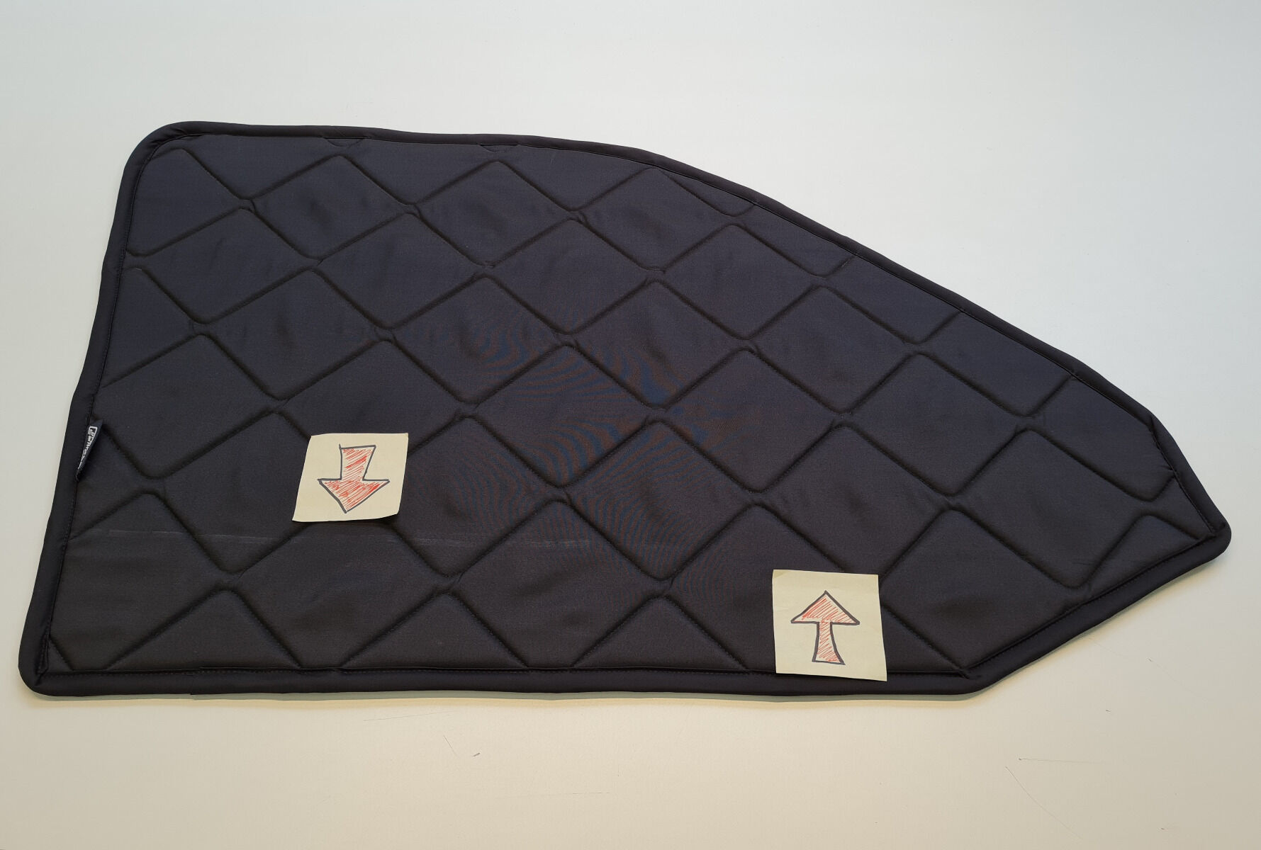 B-Ware: Magnet-Thermomatte VW T6 Seitenscheibe Cockpit Fahrerseite [Schwarz/Schwarz]
