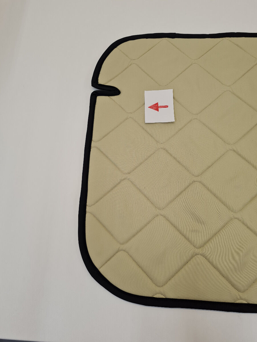 B-Ware: Magnet-Thermomatte Fiat Ducato, Peugeot Boxer u. Citroen Jumper Heckscheibe Flügeltür Beifahrerseite [Sand (beige)/Schwarz]