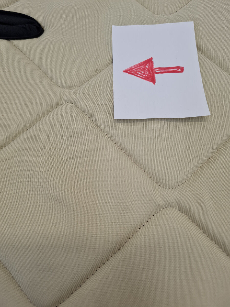 B-Ware: Magnet-Thermomatte Fiat Ducato, Peugeot Boxer u. Citroen Jumper Heckscheibe Flügeltür Beifahrerseite [Sand (beige)/Schwarz]