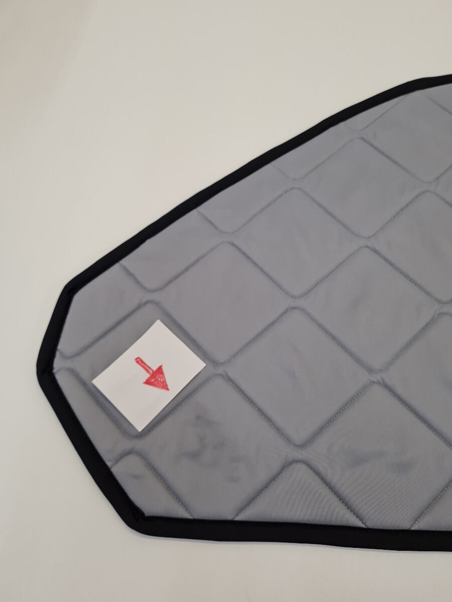 B-Ware: Magnet-Thermomatte VW T5 Seitenscheibe Cockpit Beifahrerseite [Stone (grau)/Schwarz]