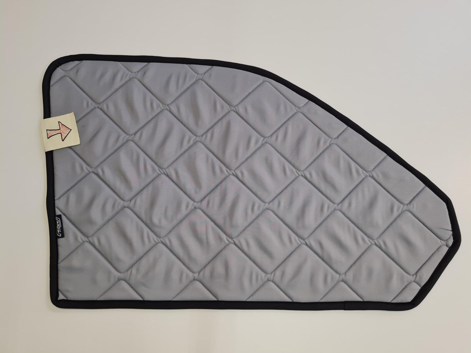 B-Ware: Magnet-Thermomatte VW T5 Seitenscheibe Cockpit Fahrerseite [Stone (grau)/Schwarz]