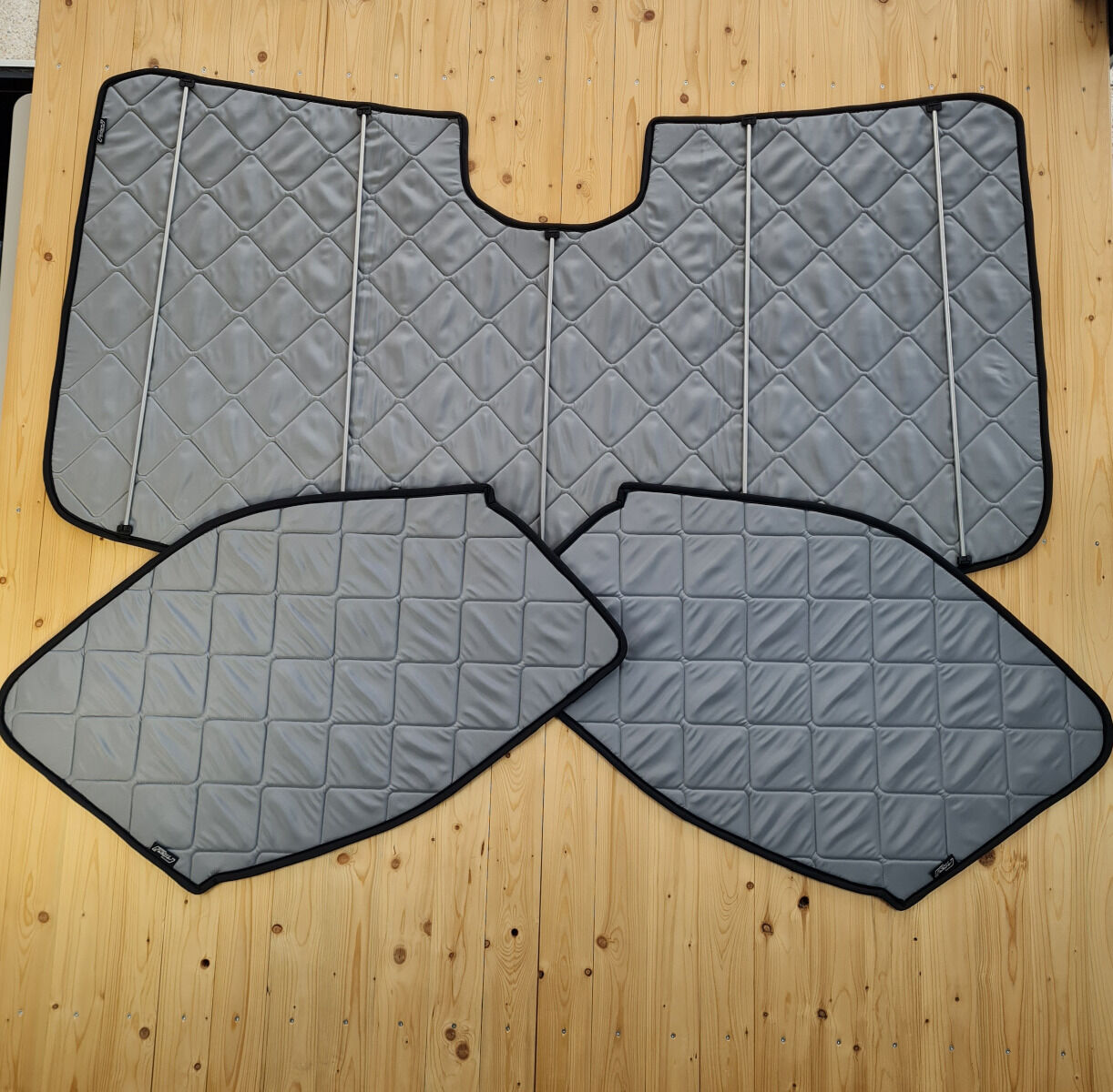 Lagerware: Magnet-Thermomatte Renault Master 4, Nissan Interstar Cockpit-Set [stone grau / Schwarz]