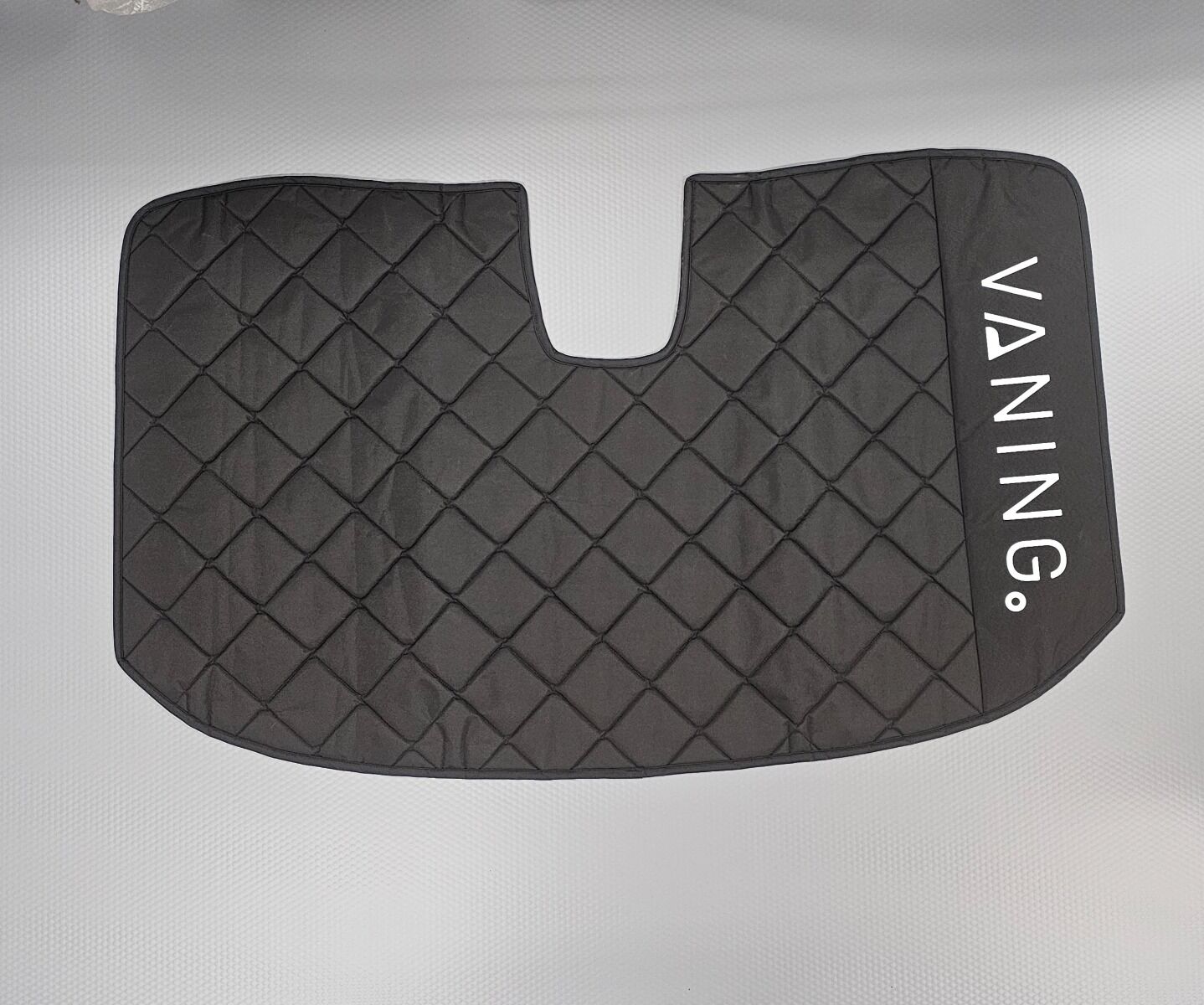 B-Ware: Magnet-Thermomatte Ford Transit und Tourneo Custom Windschutzscheibe mit und ohne Innenraum-Rückspiegel mit Kunststoffgehäuse [Sand (Beige) / Schwarz]