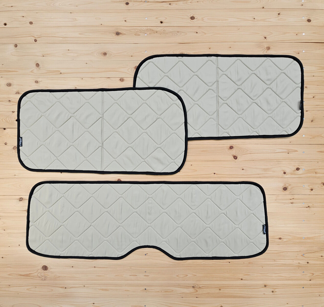 Lagerware: Magnet-Thermomatte Ford Transit Custom V710 fast Komplett-Set [Sand (beige)  / Schwarz]