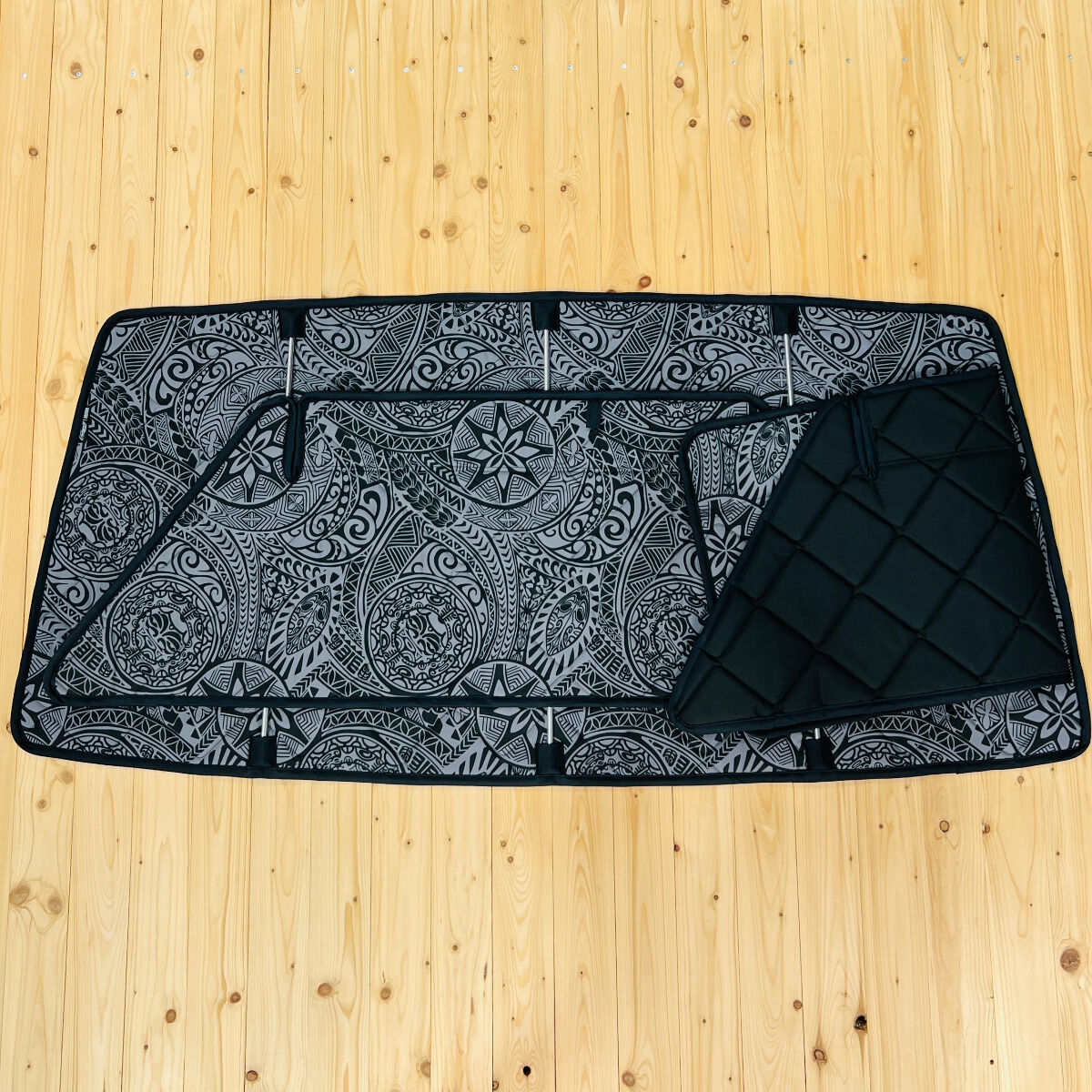 Lagerware: Magnet-Thermomatte VW T3 Cockpit-Set [DriveDressy Hawaii Dream/ Schwarz]