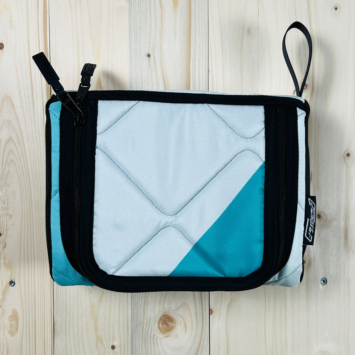 B-Ware: Thermotasche Größe S für MULTIBOARD Klett-Taschensystem [Sunbeam Coast/Ocean / Schwarz] (26 x 18 cm)