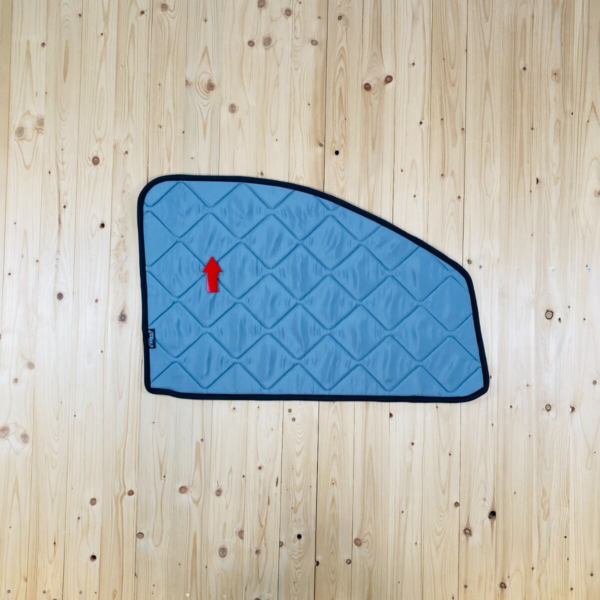 B-Ware: Magnet-Thermomatte Mercedes V-Klasse Seitenscheibe Cockpit Fahrerseite (inkl. kleiner Dreiecksscheibe) [Stone (Grau) / Schwarz]