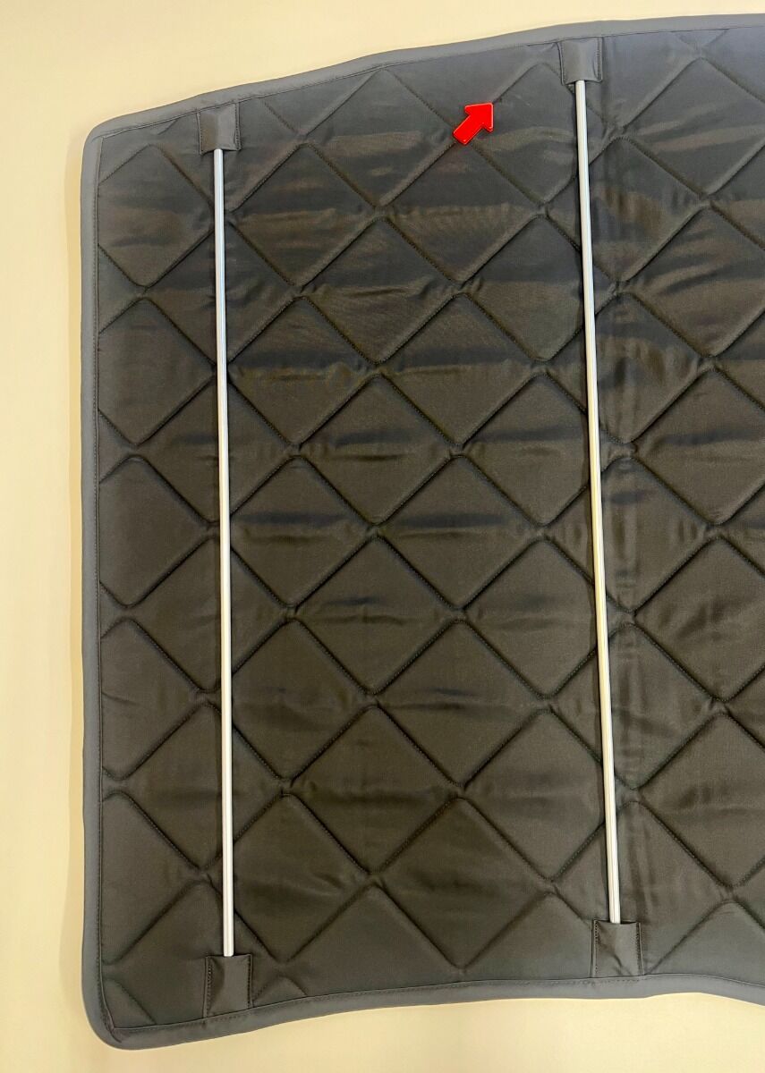 B-Ware: Magnet-Thermomatte Mercedes V-Klasse, Vito Windschutzscheibe mit Innenrückspiegel [Black (schwarz)/Schwarz]