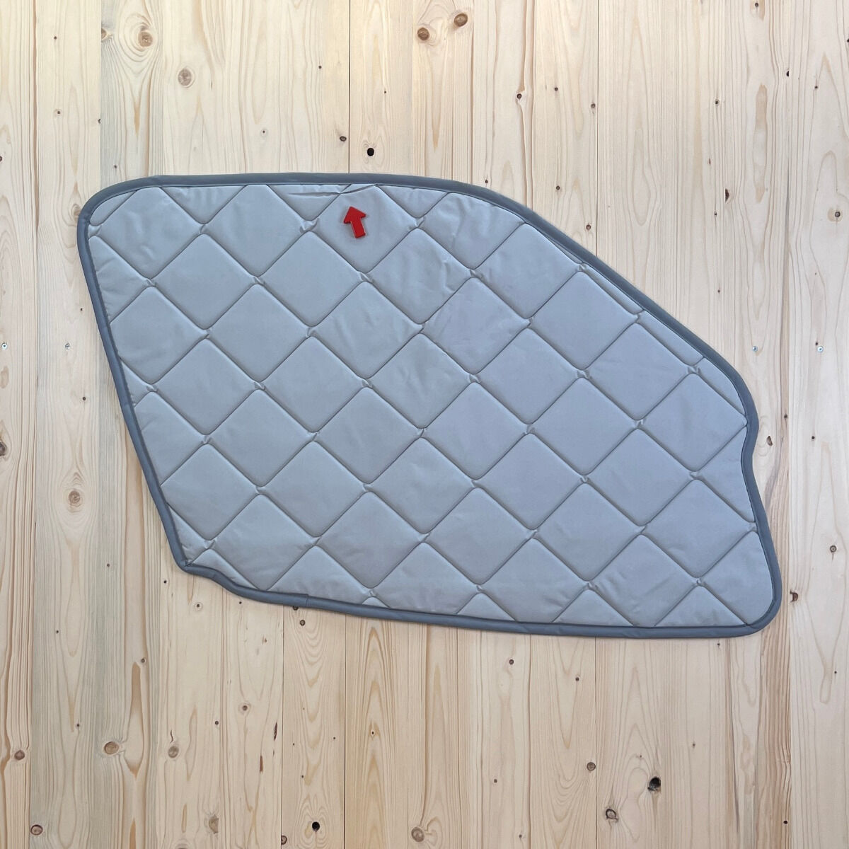 B-Ware: Magnet-Thermomatte Mercedes-Benz Sprinter 3 Seitenscheibe Cockpit Beifahrerseite mit Haltegriff [Stone (grau)/Grau]