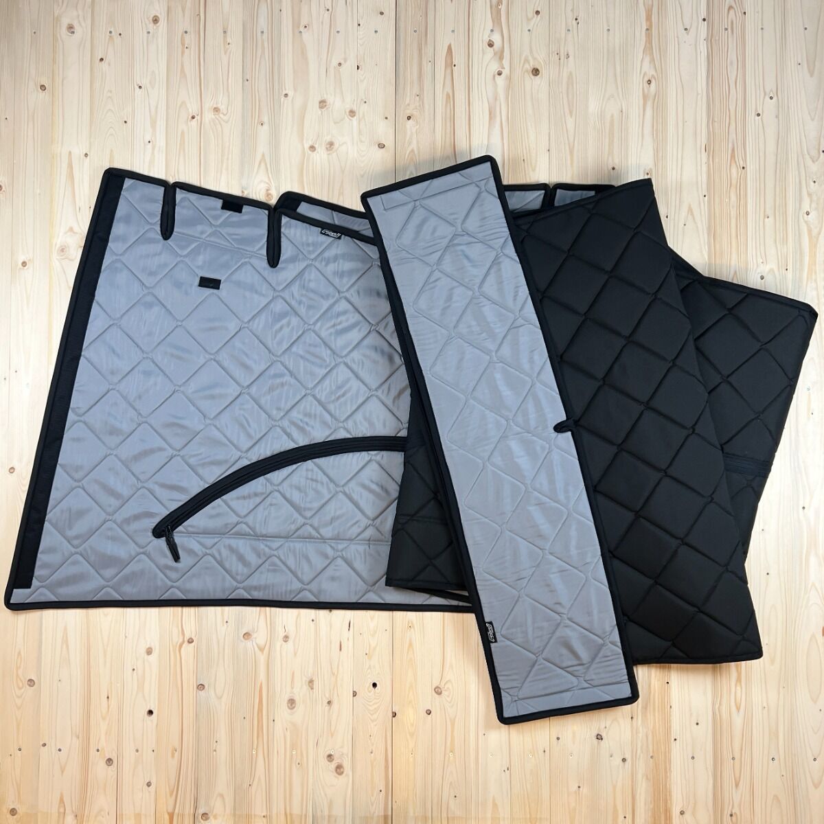 Lagerware: Aufstelldach-Isolierung mit magnetischer Befestigung für Mercedes Marco Polo [Stone (Grau) / Schwarz]