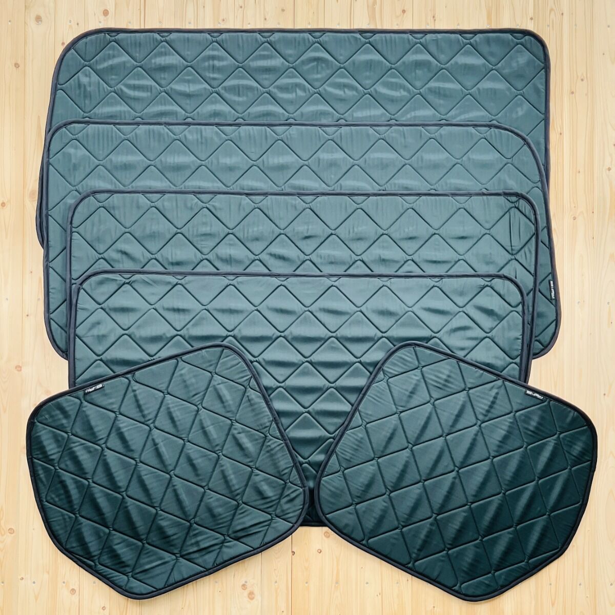 Lagerware: Magnet-Thermomatten  MS3 Wohnraumset  [Drive Dressy Magic Forest Green / Schwarz]