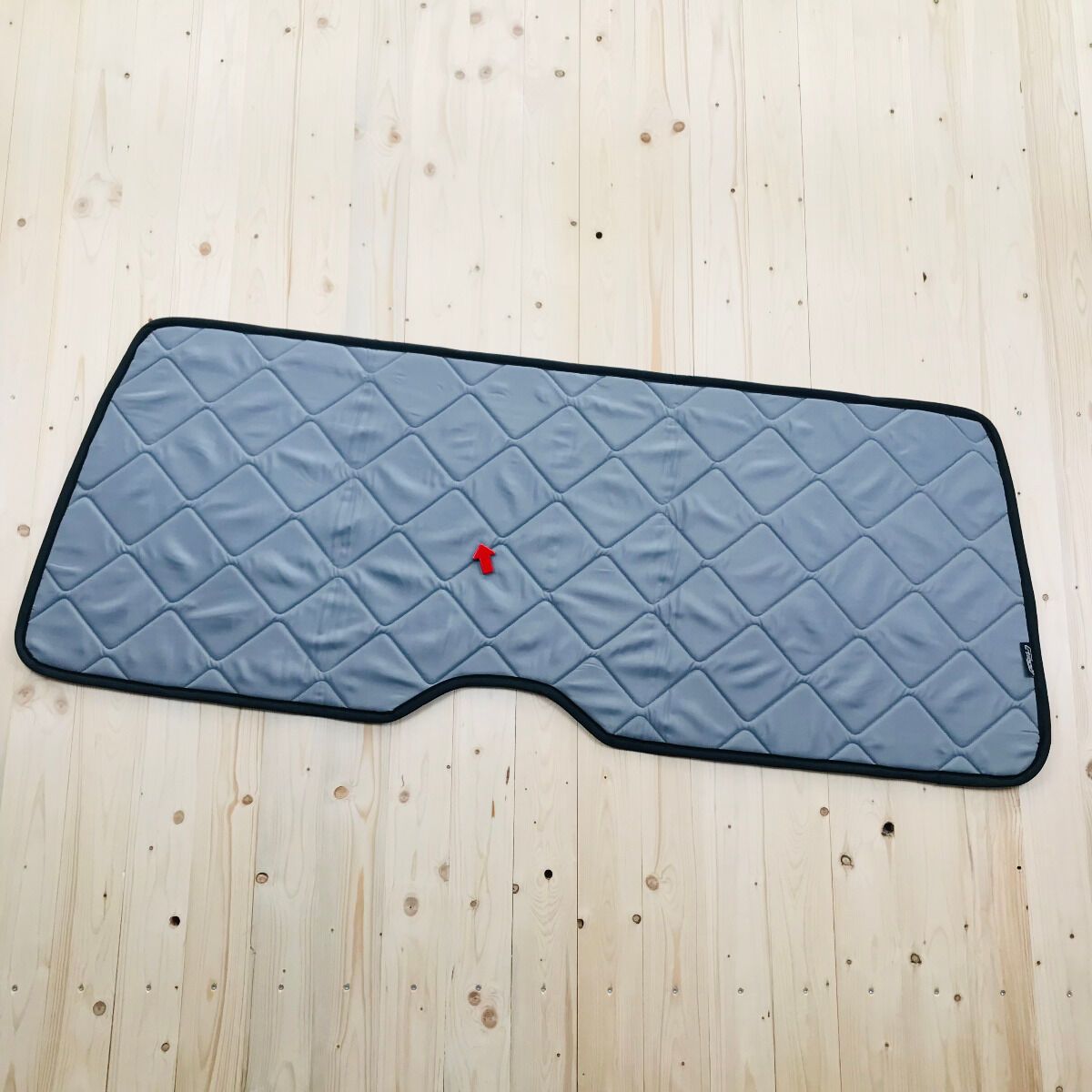 B-Ware: Magnet-Thermomatte VW T6 Heckscheibe mit Scheibenwischer [Stone (Grau)/ Schwarz]
