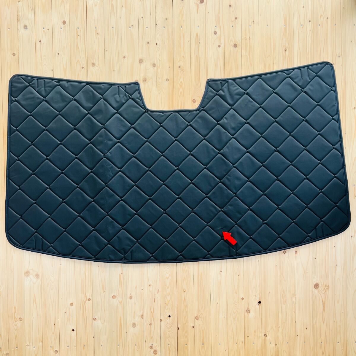 B-Ware: Magnet-Thermomatte VW Crafter 2 Windschutzscheibe ohne Innenraum-Rückspiegel mit Gehäuse [Black (Schwarz) / Schwarz]