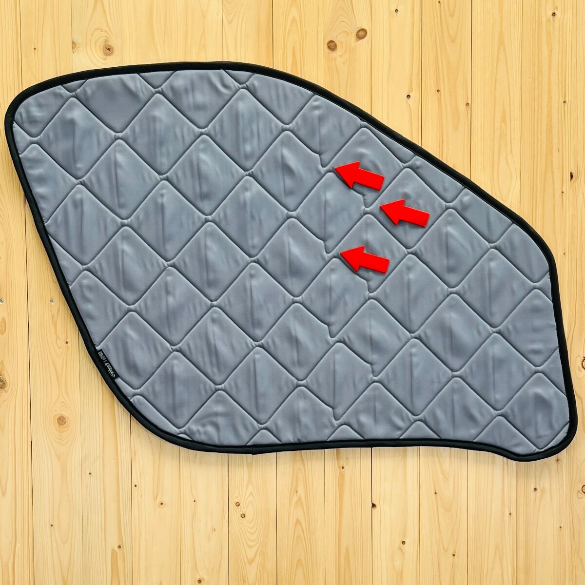 B-Ware: Magnet-Thermomatte Fiat Ducato, Peugeot Boxer u. Citroen Jumper Seitenscheibe Cockpit Fahrerseite [DriveDressy Grey / Schwarz]