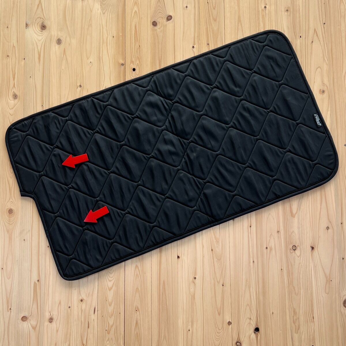 B-Ware: Magnet-Thermomatte VW T6.1 Seitenscheibe Mitte Beifahrerseite Schiebetür mit Schiebefenster [Black (Schwarz) / Schwarz]
