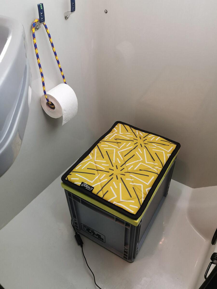 Magnet-Sitzkissen aus Thermomaterial für KoMa.Land KackBox mini TTT