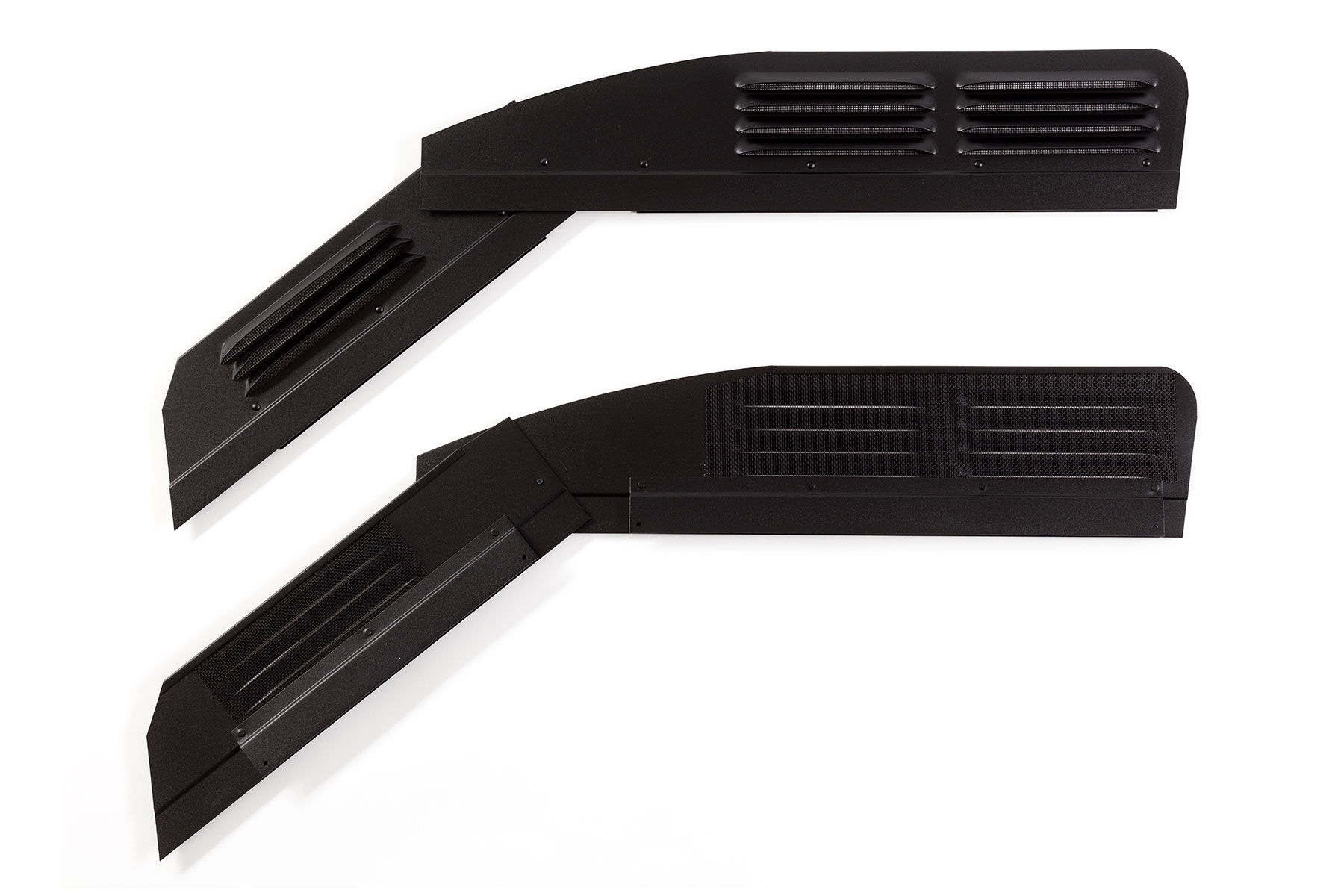 Lüftungsgitter Lüftungsbleche Frischlüfter EXKLUSIV für Ford Transit Custom 2 (V710) Cockpit Fahrer- und Beifahrerseite (Paar)