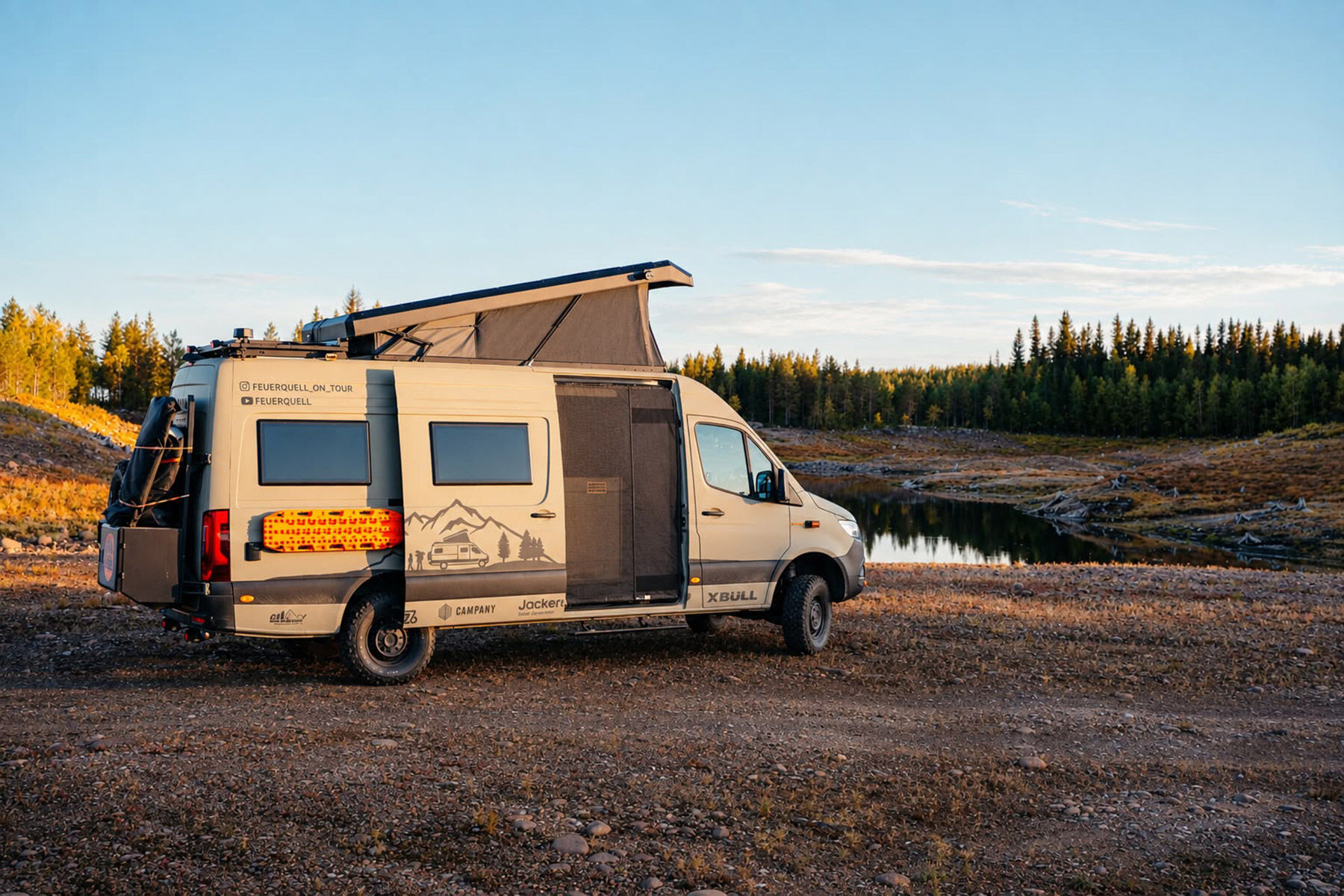 Magnet-Moskitonetz für Mercedes Benz Sprinter 907, 910 (2018-2025) Schiebetür Beifahrerseite