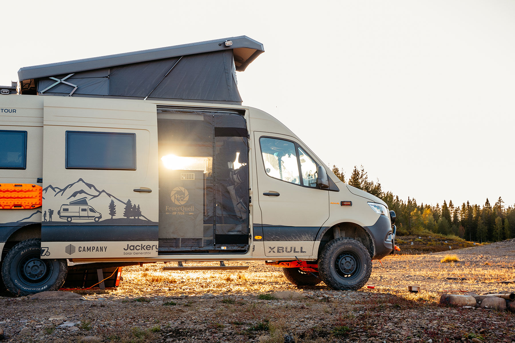 Magnet-Moskitonetz für Mercedes Benz Sprinter 907, 910 (2018-2025) Schiebetür Beifahrerseite