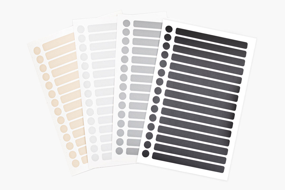 Farbaufkleber für Metallpad (1 Stück)